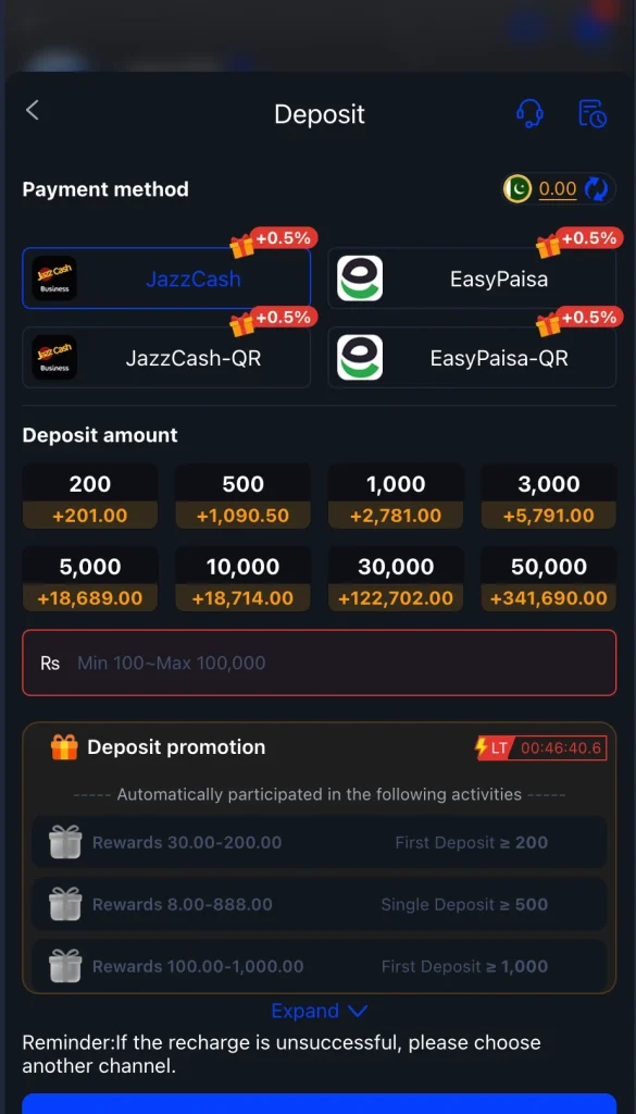 388win game deposit